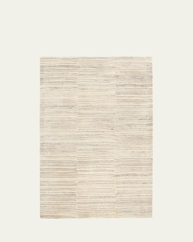 Avery Oatmeal Hand-Tufted Wool Rug, 10' x 14'